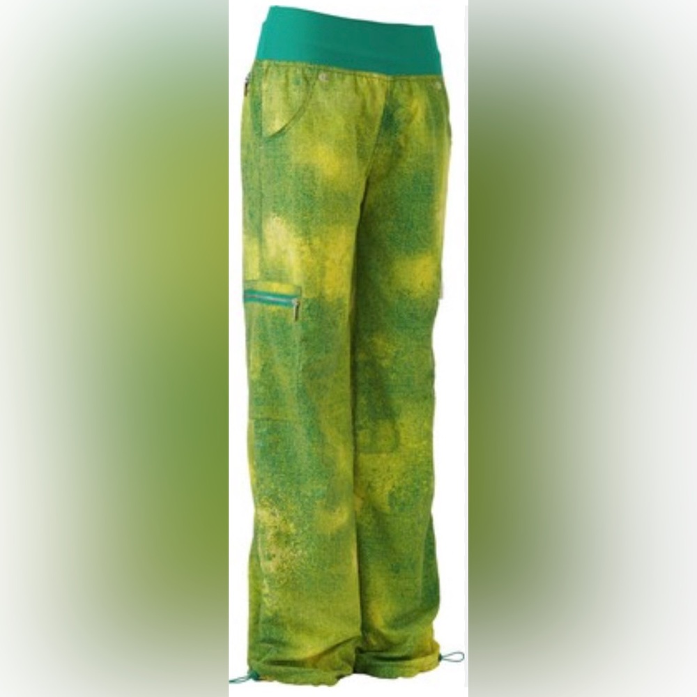 Zumba Fitness Green and Yellow Track Pants (Multiple Sizes)
